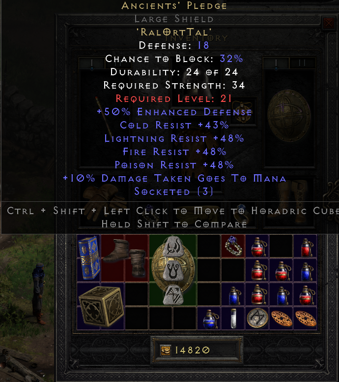 Ancient's Pledge shield