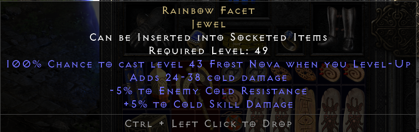 Perfect 5/5 Cold Rainbow Facet