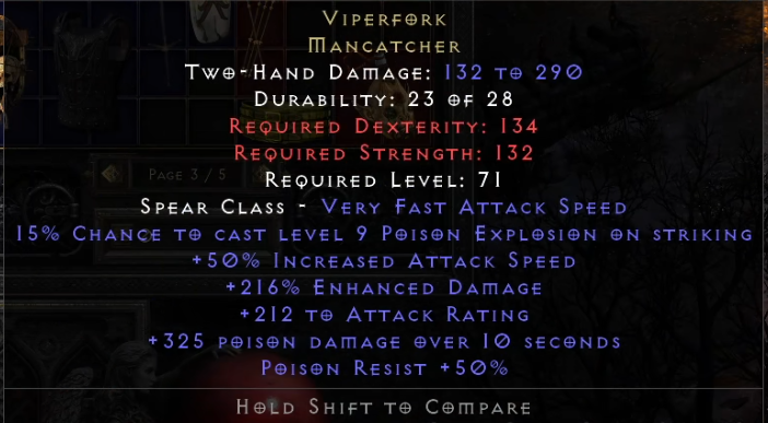 Viperfork Mancatcher